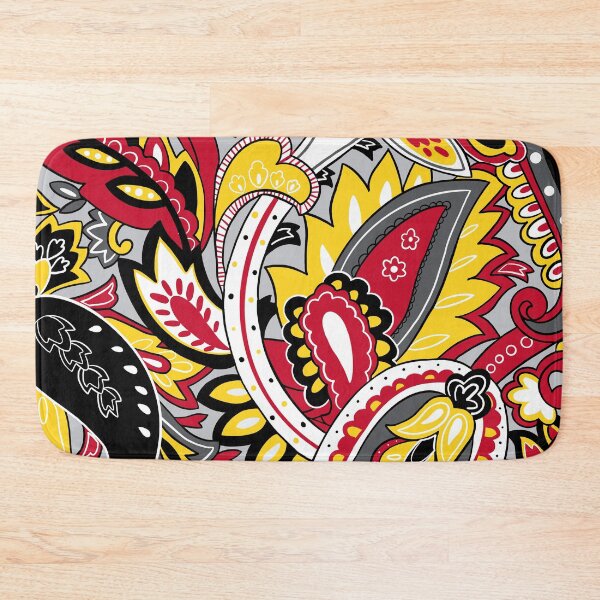 Item preview, red and yellow paisley designed and sold by briegot.