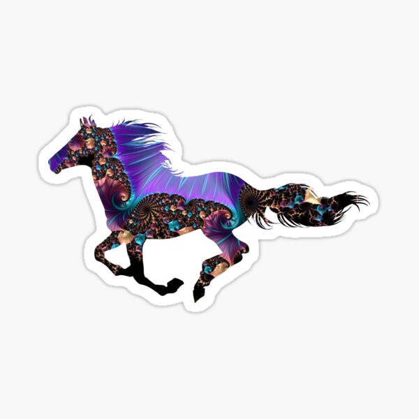 Fanciful Horse Sticker