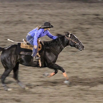 Artwork thumbnail, Barrel Racer by Rodeo-Photos