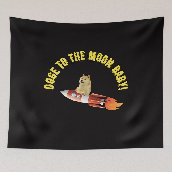Item preview, Doge To The Moon Baby! designed and sold by GleamingGiant.