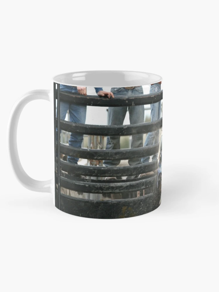 Thumbnail 5 of 6, Coffee Mug, Bull Rider Breakout designed and sold by Rodeo-Photos.