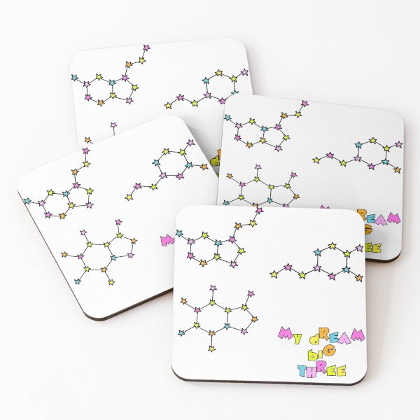 Item preview, my dream big three ♥ serotonin, dopamine, and caffeine designed and sold by icecreamfreeze.