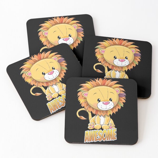 Item preview, Lion Awesome Cute Kawaii Cartoon designed and sold by ProjectX23.