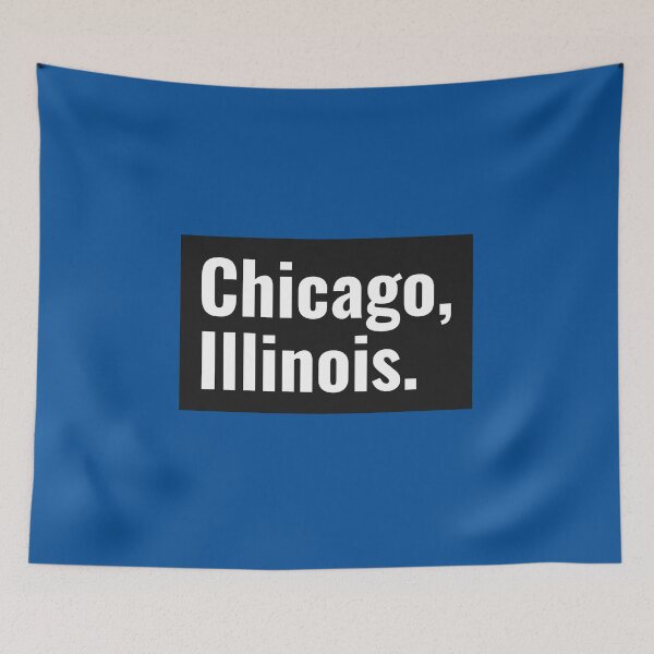 Item preview, Chicago Illinois Square designed and sold by Taumaturgo.