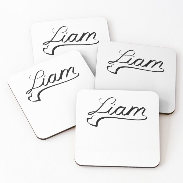 Item preview, LIAM NAME HEART LINE ART | Baby love unique proposal designed and sold by yourtravelguide.