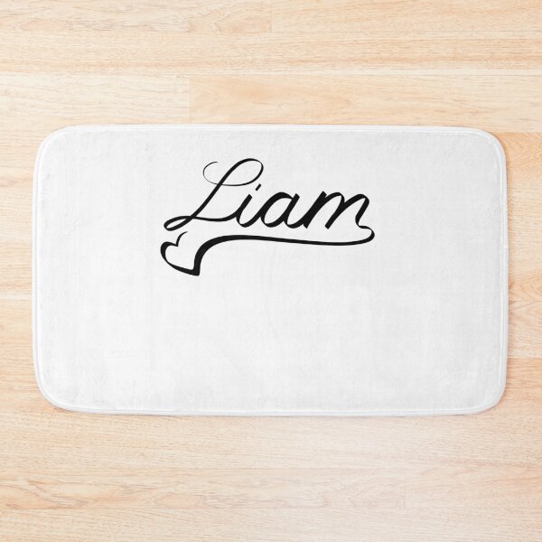 Item preview, LIAM NAME HEART LINE ART | Baby love unique proposal designed and sold by yourtravelguide.
