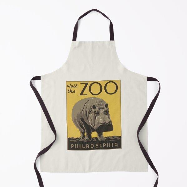Item preview, Hippo Visit the Zoo, Philadelphia  poster  designed and sold by Nostrathomas66.