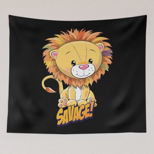 Item preview, Lion Cute Kawaii Cartoon designed and sold by ProjectX23.