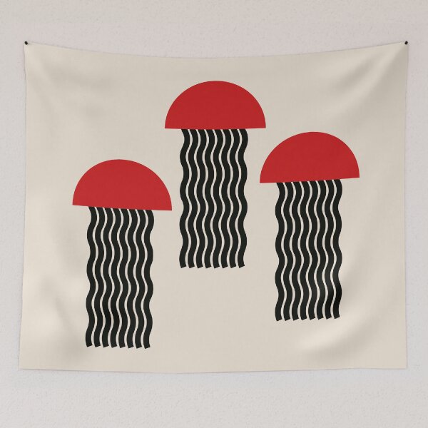 Item preview, Red Jellyfish designed and sold by EllinorPrints.