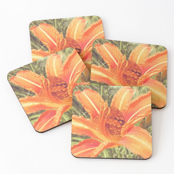 Item preview, Orange Butterfly Flower Retro Photo designed and sold by graemariedesign.