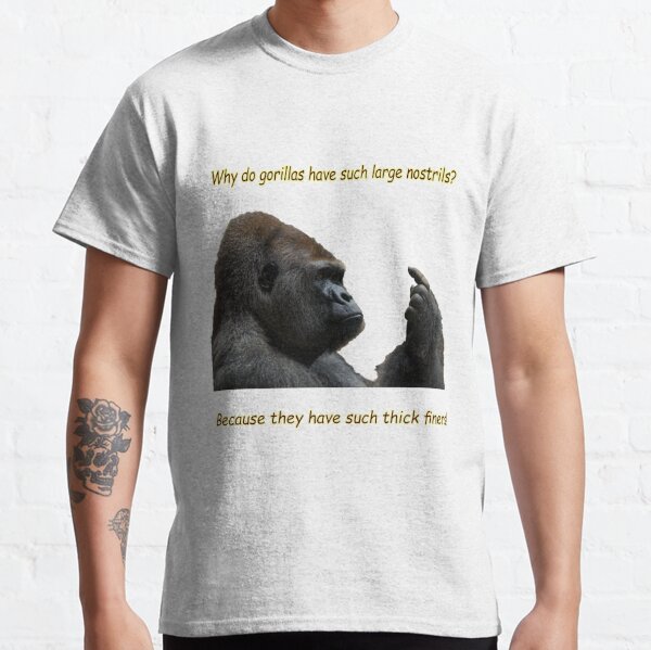 Nose Ring YOLO Gorilla Tshirt