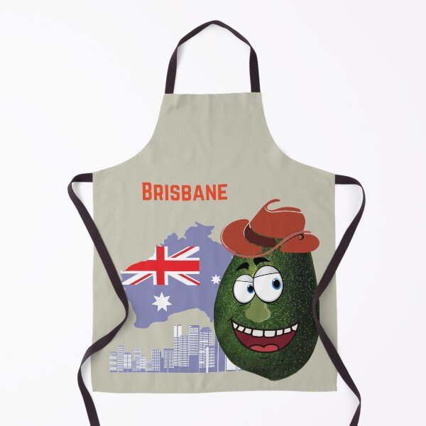 Item preview,  Scared Angry Avocado Travel Around The World - Brisbane - Vegan Vegetarian Funny designed and sold by ezele.