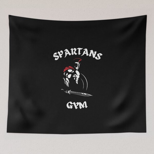 Item preview, Spartans Gym Fitness Bodybuilding Motif designed and sold by Bearded-Viking.
