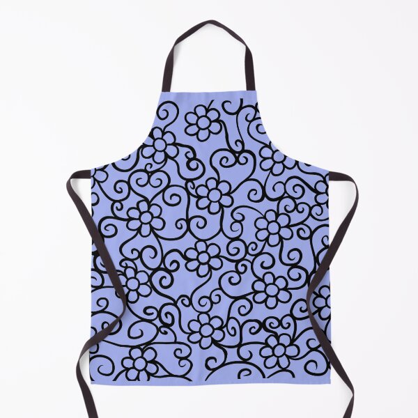 Item preview, Blue beautiful flower pattern designed and sold by muffinstandd.