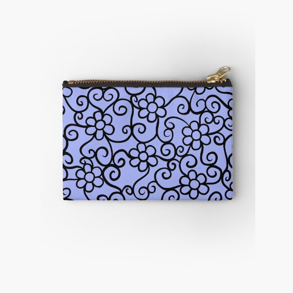Item preview, Blue beautiful flower pattern designed and sold by muffinstandd.