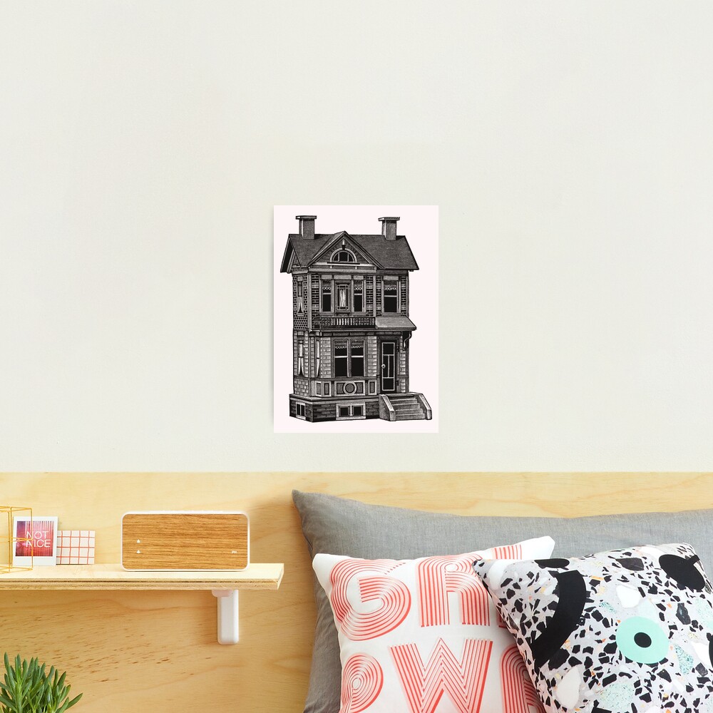 Doll house drawing Photographic Print for Sale by digsterdesigns