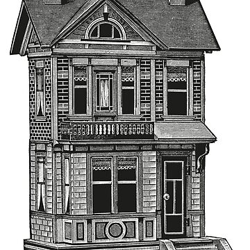 Doll house drawing Poster for Sale by digsterdesigns