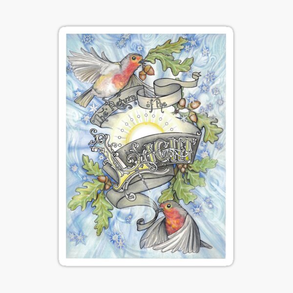 Winter Solstice Celebration Sticker