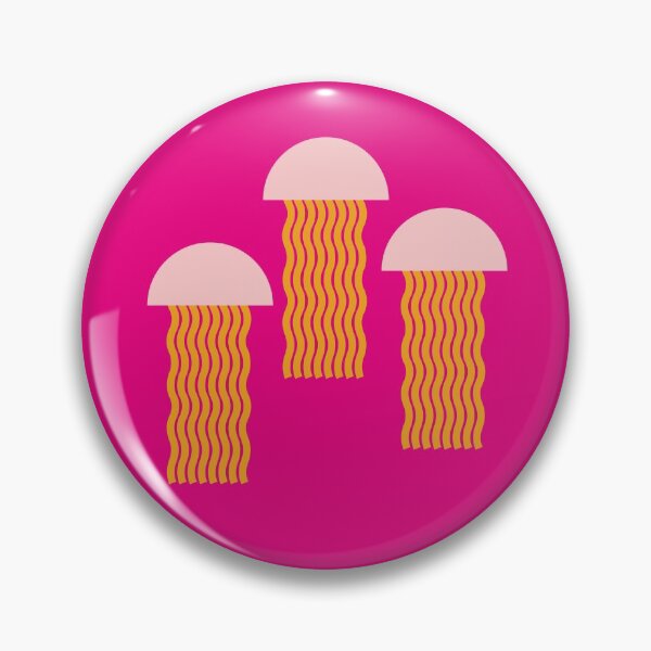 Item preview, Bright Pink Jellyfish designed and sold by EllinorPrints.