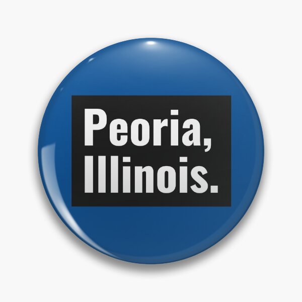 Item preview, Peoria Illinois Square designed and sold by Taumaturgo.