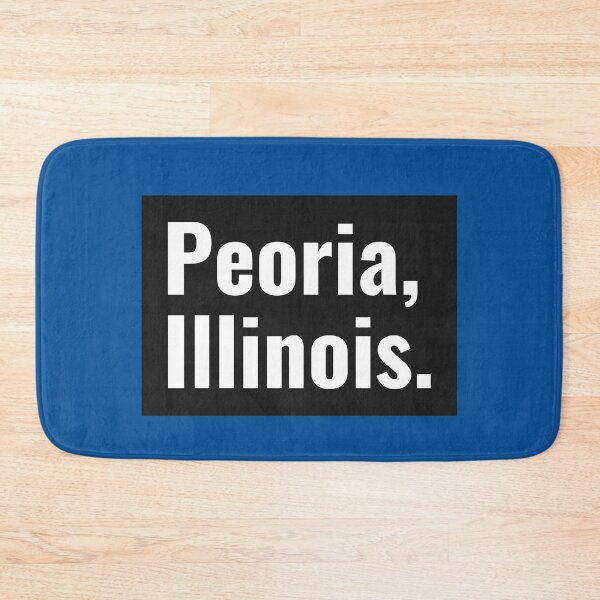 Item preview, Peoria Illinois Square designed and sold by Taumaturgo.