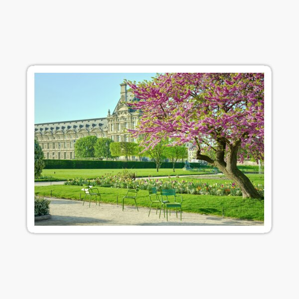 Item preview, Louvre Museum in Spring designed and sold by Skayart.