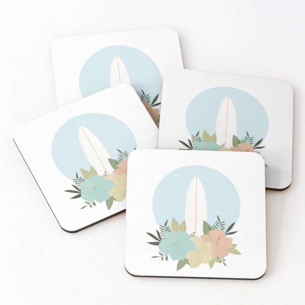 Item preview, Surfboard Hibiscus  designed and sold by hbletteringco.