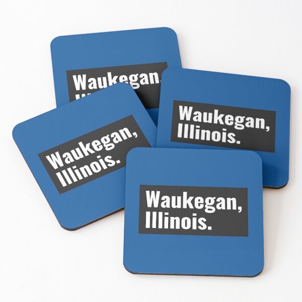 Item preview, Waukegan Illinois Square designed and sold by Taumaturgo.