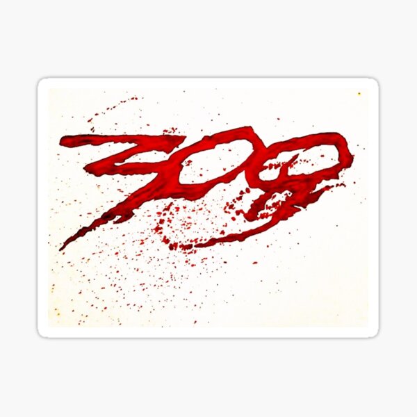 Item preview, 300 Spartan Red and White Logo designed and sold by JeysArtDesign.