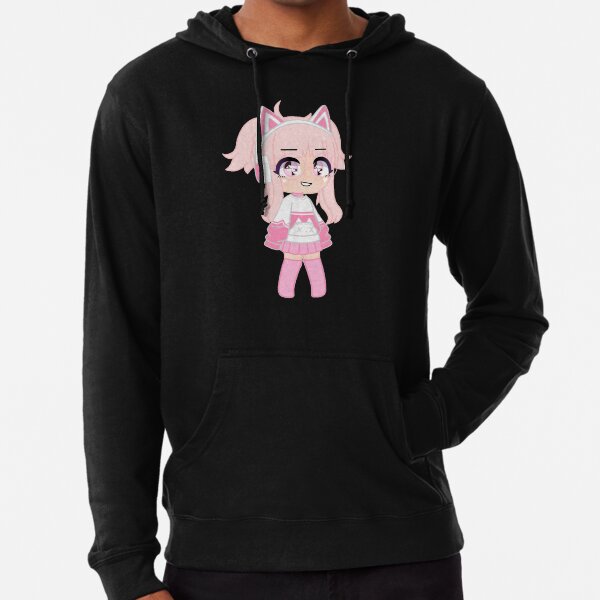 Cute Gacha Girl Foxy Chan Lightweight Hoodie By Pignpix Redbubble