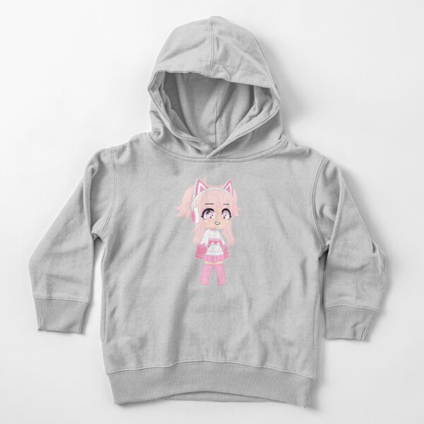 Cute Gacha Girl Foxy Chan Toddler Pullover Hoodie By Pignpix Redbubble