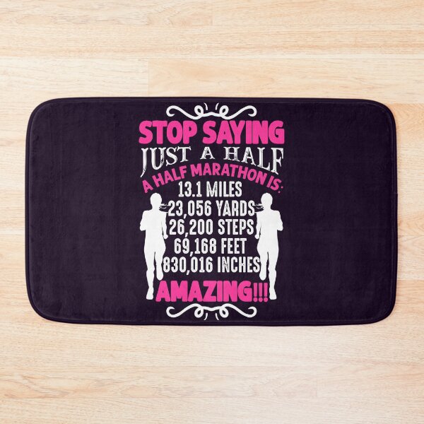 Item preview, Stop Saying Just A Half - Funny Marathon Saying designed and sold by motivationaltee.