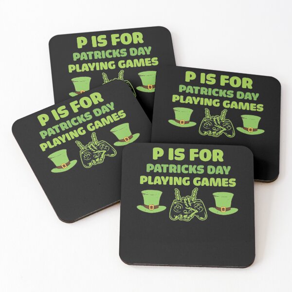 Item preview, Retro P Is For Playing Games Patricks Day - P Is For Playing Games 2021 designed and sold by Run to Creations.