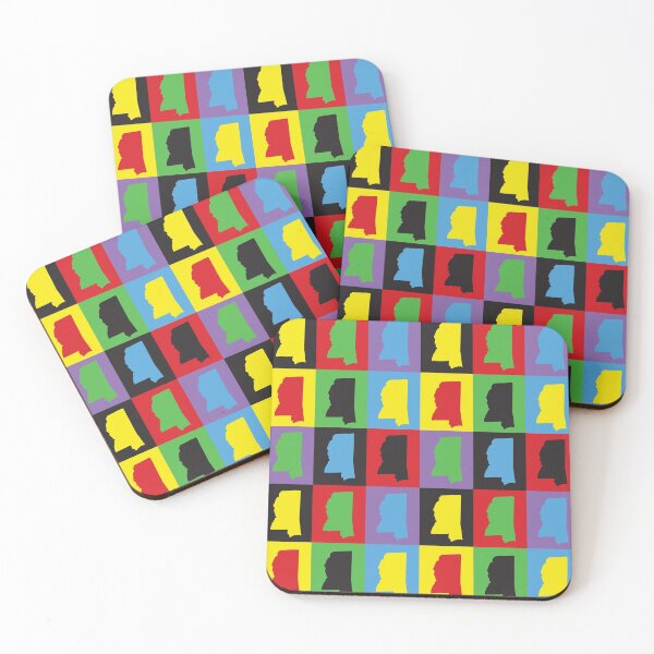 Item preview, Mississippi US State Pop Art Pattern designed and sold by ValeriesGallery.