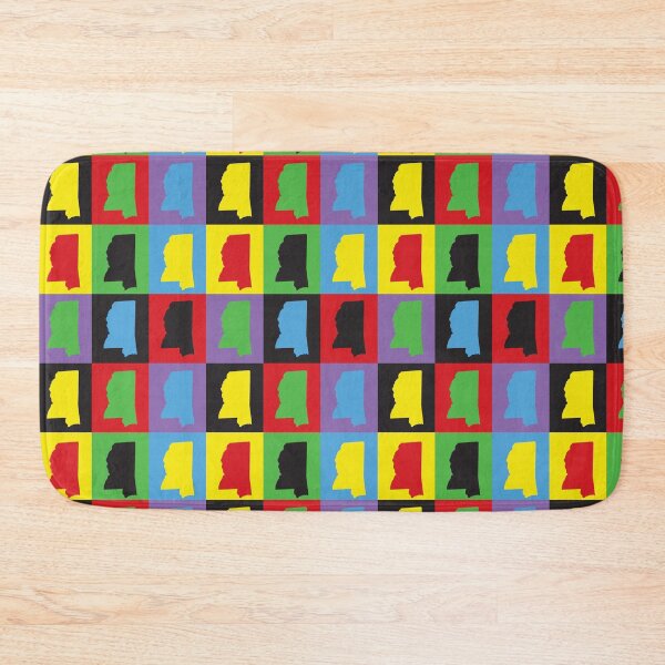 Item preview, Mississippi US State Pop Art Pattern designed and sold by ValeriesGallery.