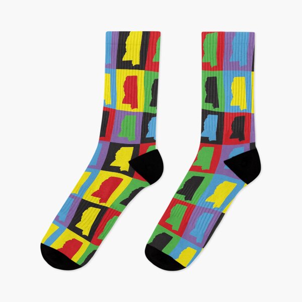 Item preview, Mississippi US State Pop Art Pattern designed and sold by ValeriesGallery.