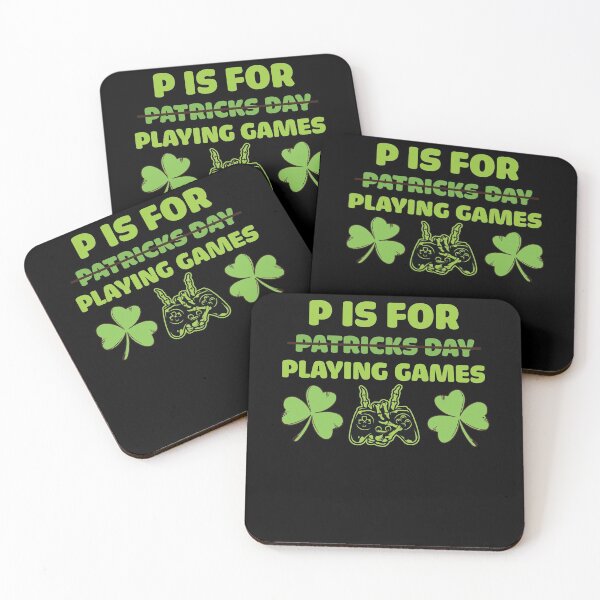 Item preview, Retro P Is For Playing Games Patricks Day - P Is For Playing Games 2021 designed and sold by Run to Creations.