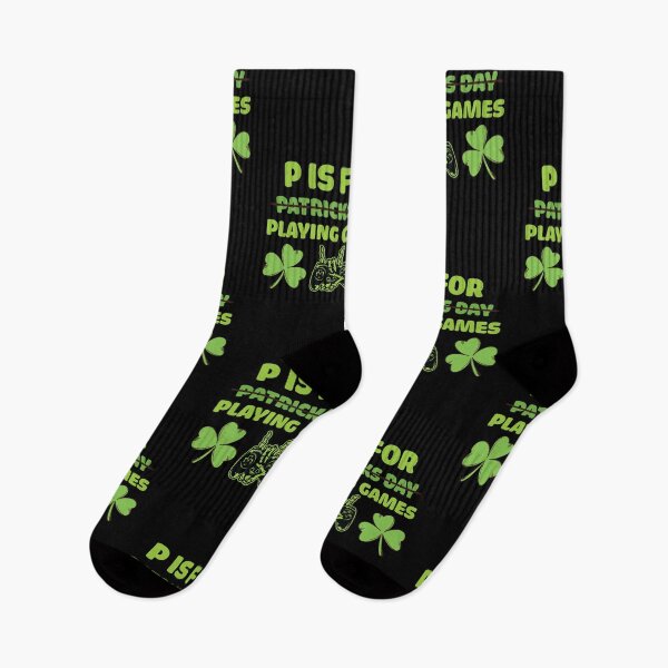 Item preview, Retro P Is For Playing Games Patricks Day - P Is For Playing Games 2021 designed and sold by Run to Creations.