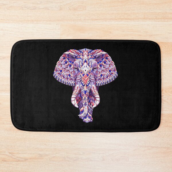 Item preview, Pink Tribal Mandala Elephant Animal Retro Vintage Abstract Bohemian Elephant designed and sold by Stephani Analah.