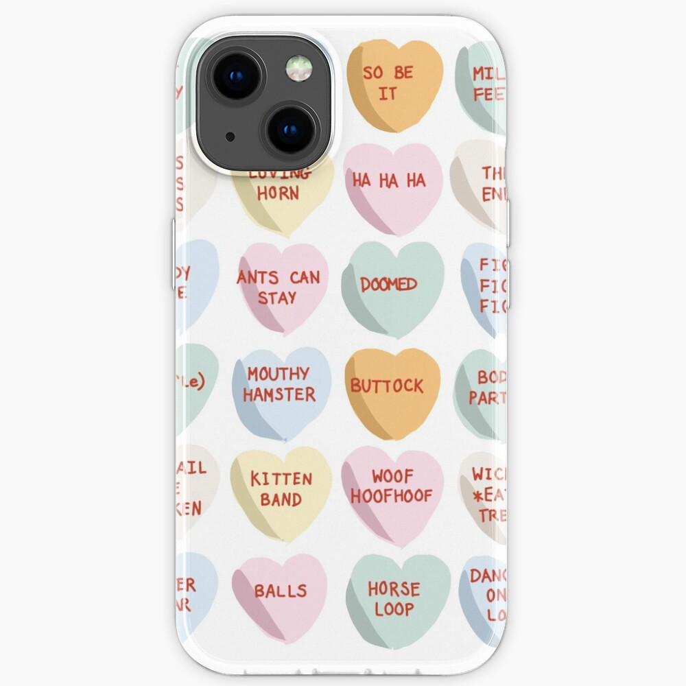 Ai Candy Hearts Iphone Case By Olivergreyart Redbubble