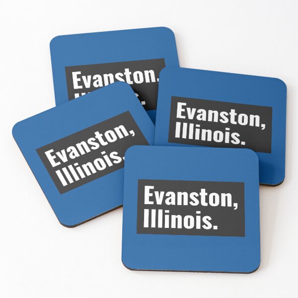 Item preview, Evanston Illinois Square designed and sold by Taumaturgo.