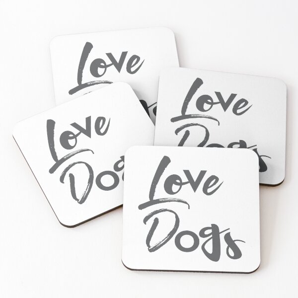 Item preview, Modern, simple, urban, cool graphic design of Love Dogs designed and sold by theendup.