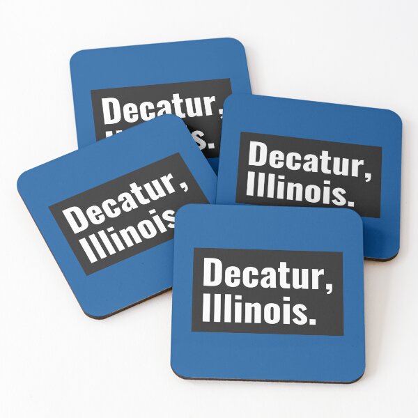 Item preview, Decatur Illinois Square designed and sold by Taumaturgo.