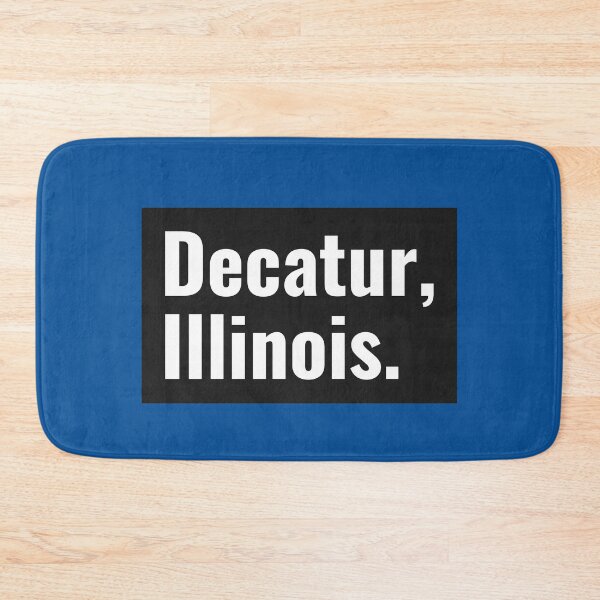 Item preview, Decatur Illinois Square designed and sold by Taumaturgo.