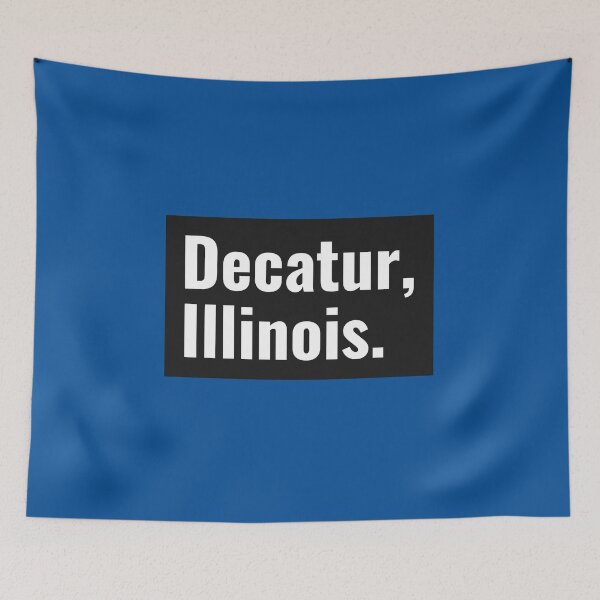 Item preview, Decatur Illinois Square designed and sold by Taumaturgo.