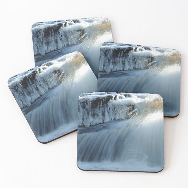 Item preview, Water and Ice Strathaven Waterfalls Scotland  designed and sold by Stephen  Hollas.