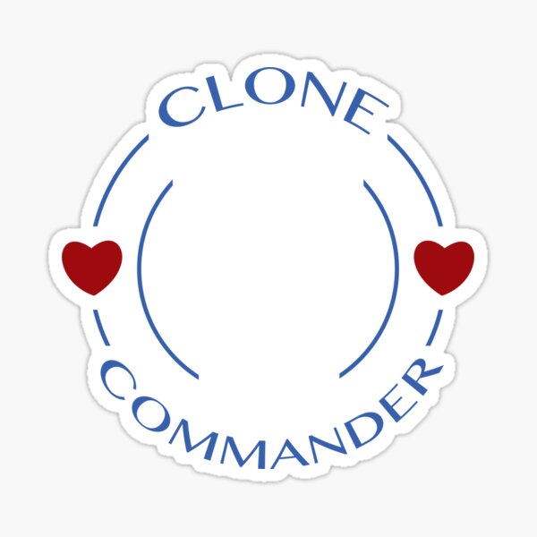Vista previa del artículo con la obra «Parche 2 del corazón del comandante clon», diseñado y vendido por PlanetaryArtist.