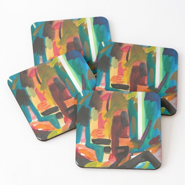 Item preview, Abstract Art Colour Print designed and sold by lisavrobinson.