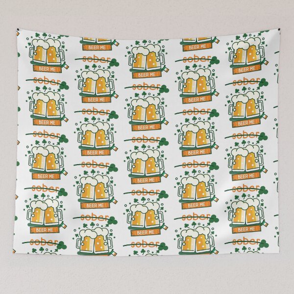 Item preview, Not Sober - Beer Me! designed and sold by PawsitiveMum.