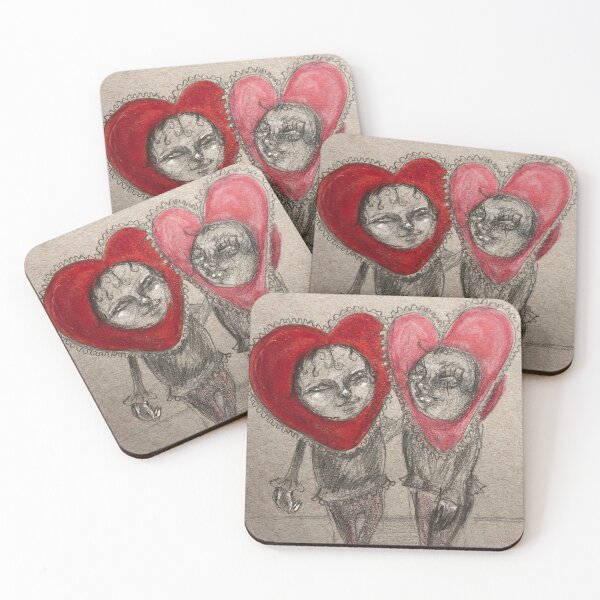 Item preview, Mr Grease Bangs y Miss Lashes designed and sold by Clarissa Butler.